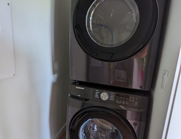 Samsung washer and dryer in unit